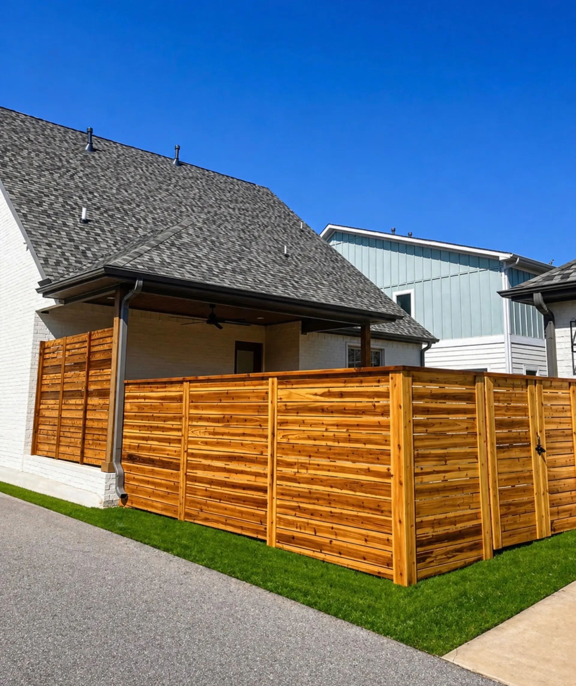 Horizontal Wood Fence