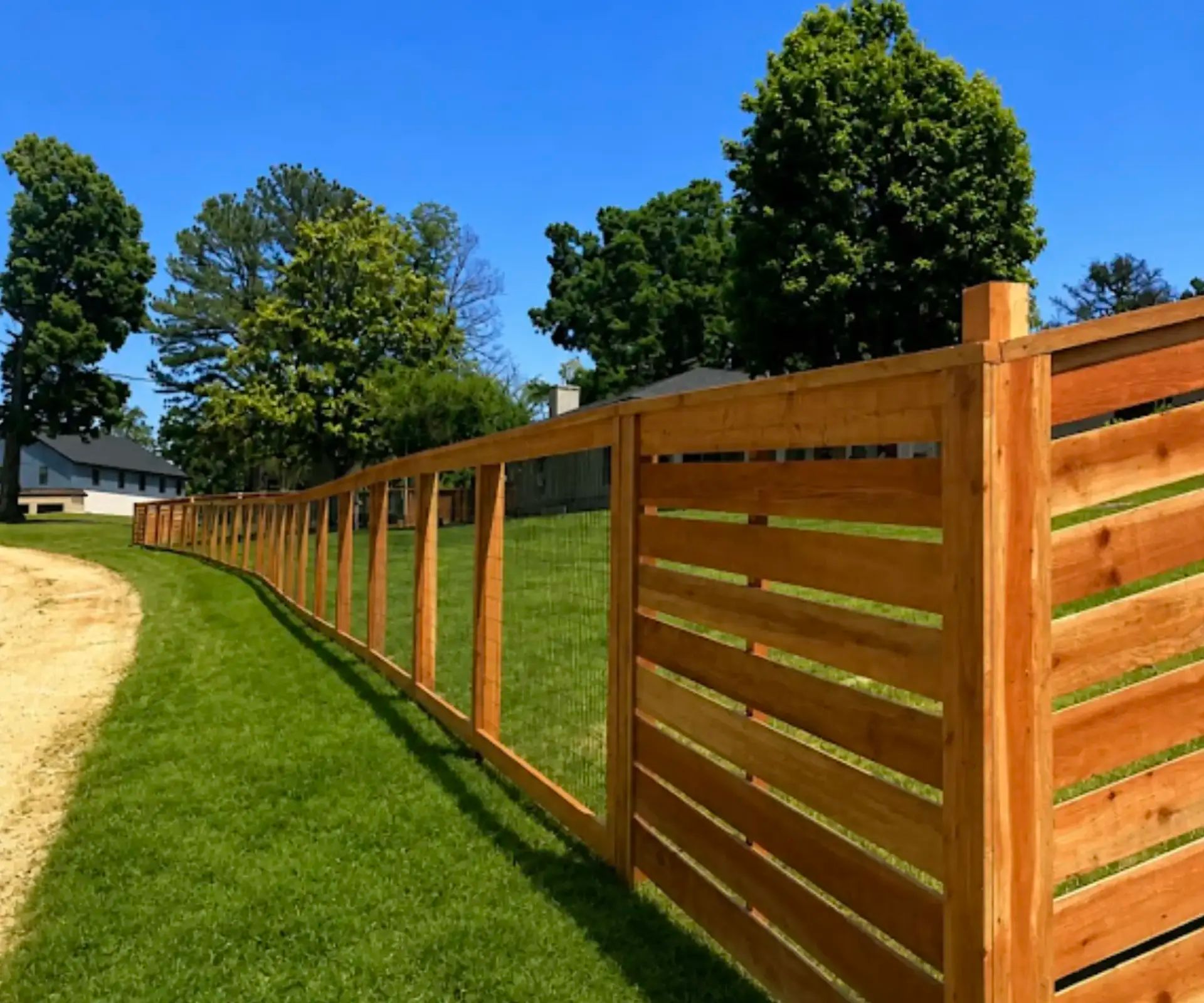 Horizontal Wood Fence